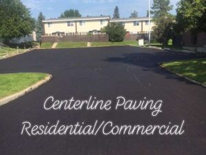 edmonton parking lot paving - completed blacktop commercial pave project