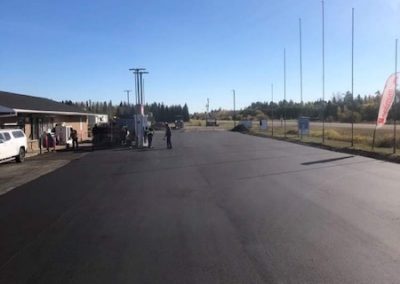 finished road paving - parking lot paving edmonton